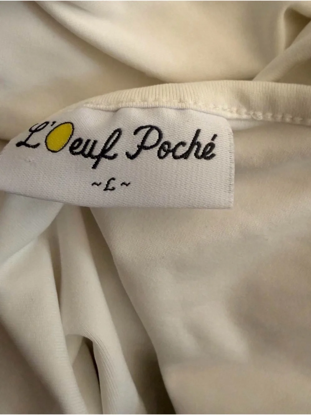 L’Oeuf Poché White Tennis Set Tank & Ruffle Skirt L XL Preppy